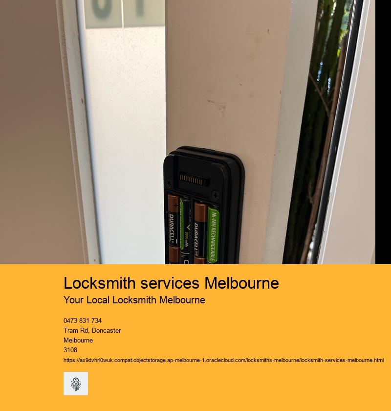 Locksmith services Melbourne