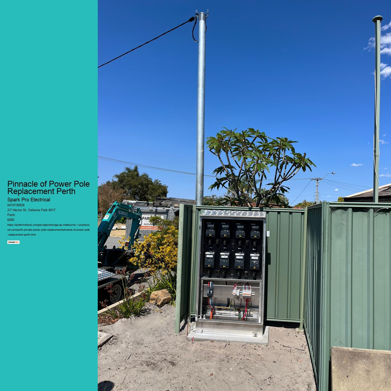 Tailored Power Pole Replacement Services for Perth