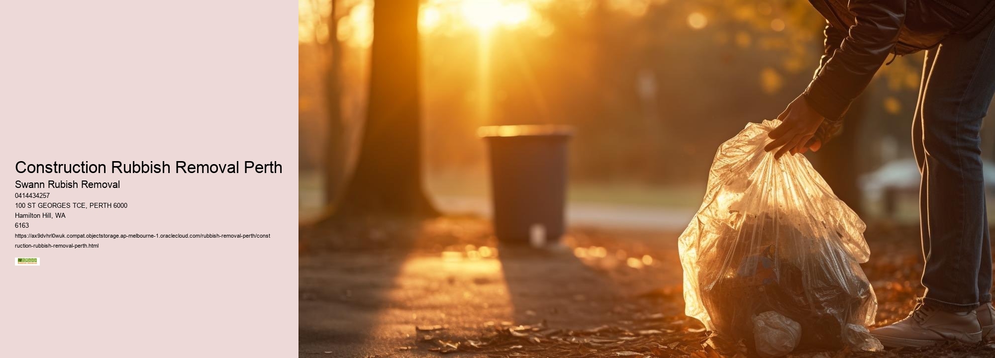 Construction Rubbish Removal Perth