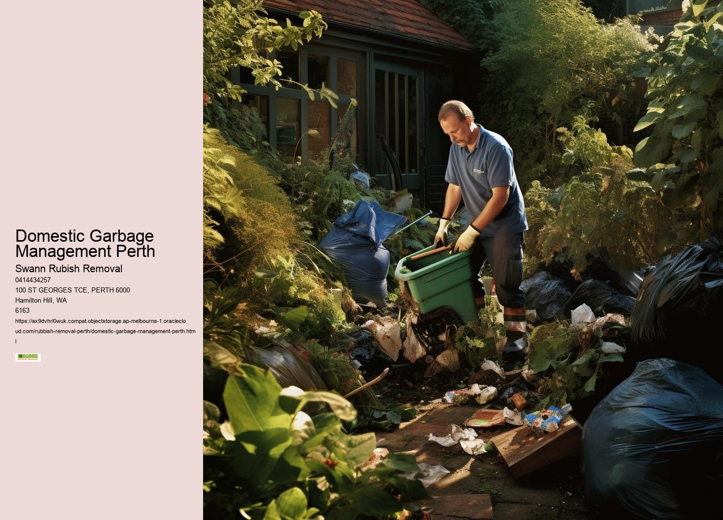 Urban Rubbish Collection Perth