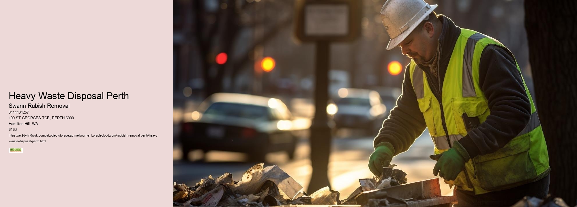 Urban Waste Clearance Perth