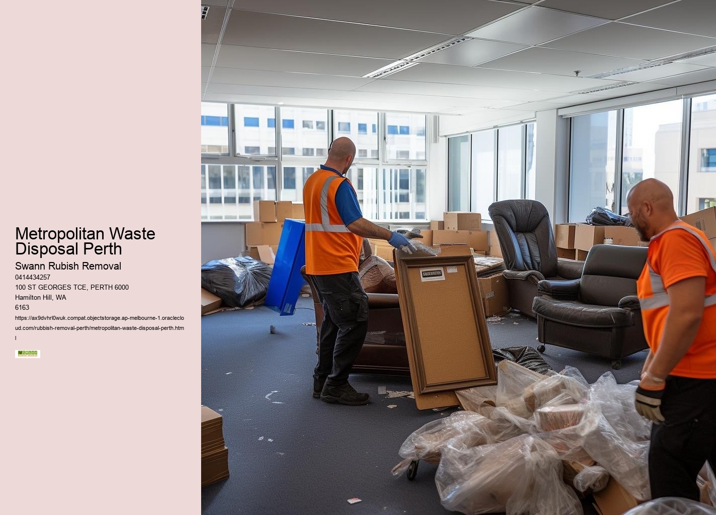 Expert Rubbish Hauling Perth