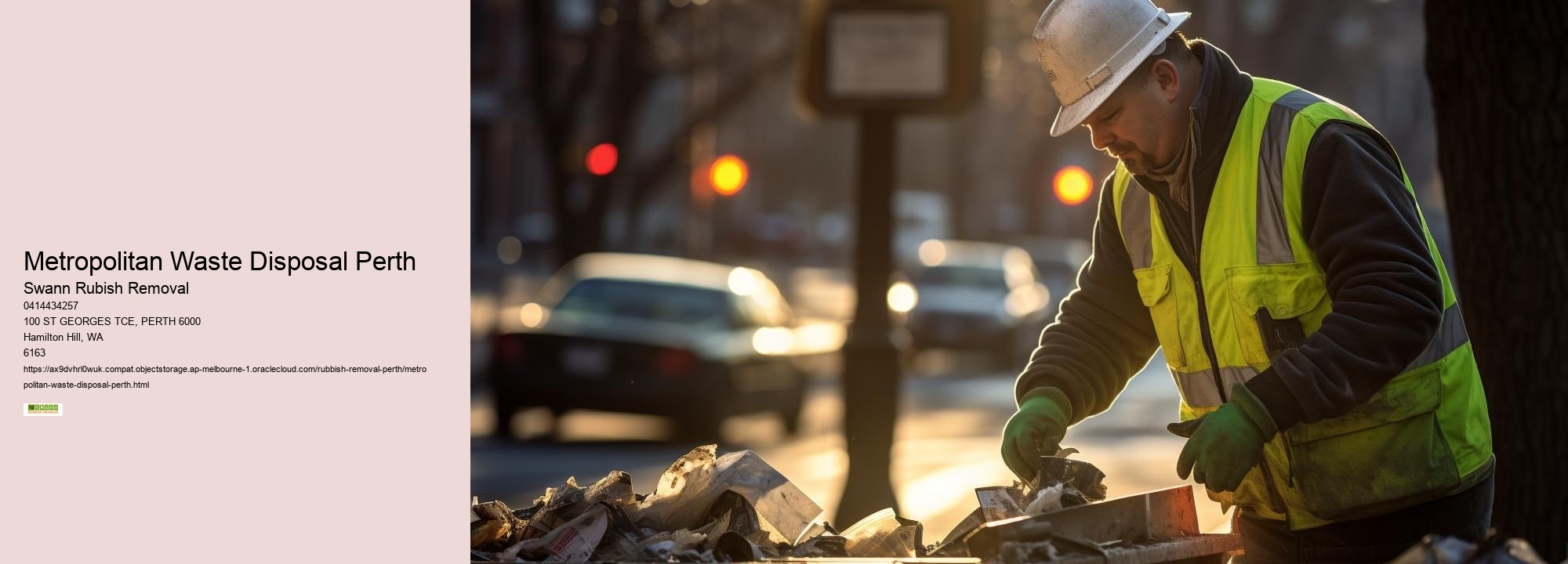 Localised Rubbish Hauling Perth