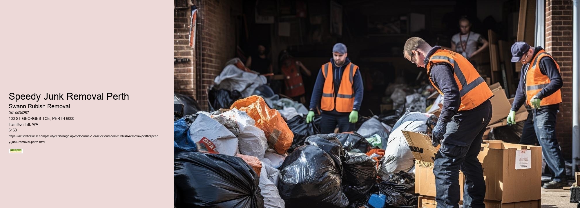Speedy Junk Removal Perth